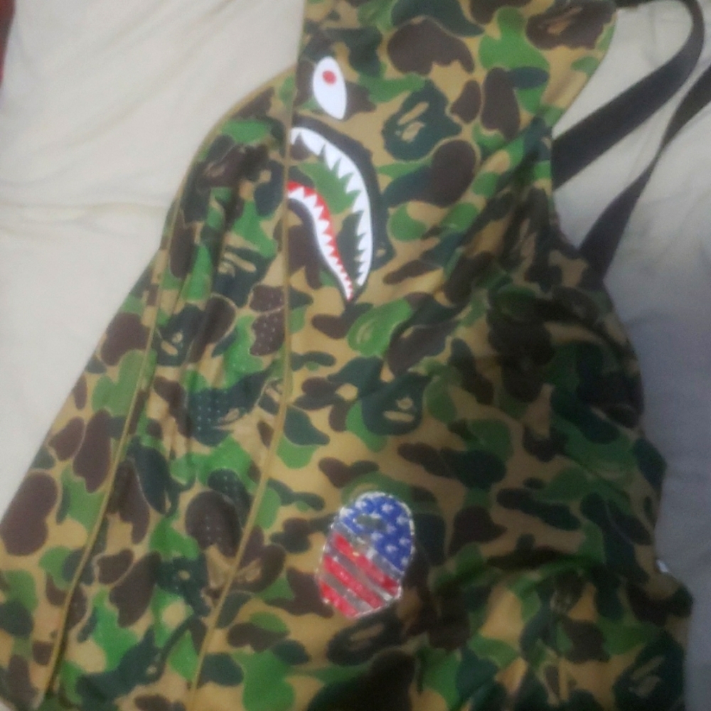 Bape X Addidas Full Zip Hoodie